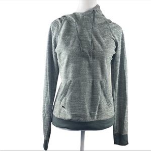 Roxy ✔️ heather grey cowl neck small pullover hoodie